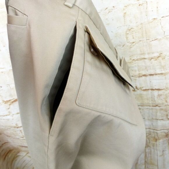 Dior Homme Cargo Trouser Men 54 Khaki Utility 34x29 Altered Y2K Hedi Slimane VTG - Picture 5 of 16